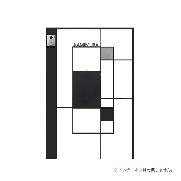 ※法人専用品※オンリーワンクラブ シンプルフレーム 門塀ユニットA 左 パネル ダメージ NA1-FFALBMDANO 1個