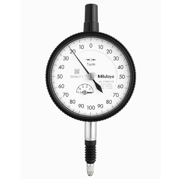 ミツトヨ 標準形ダイヤルゲージ(目量0.001mm) 2109A-70 1台
