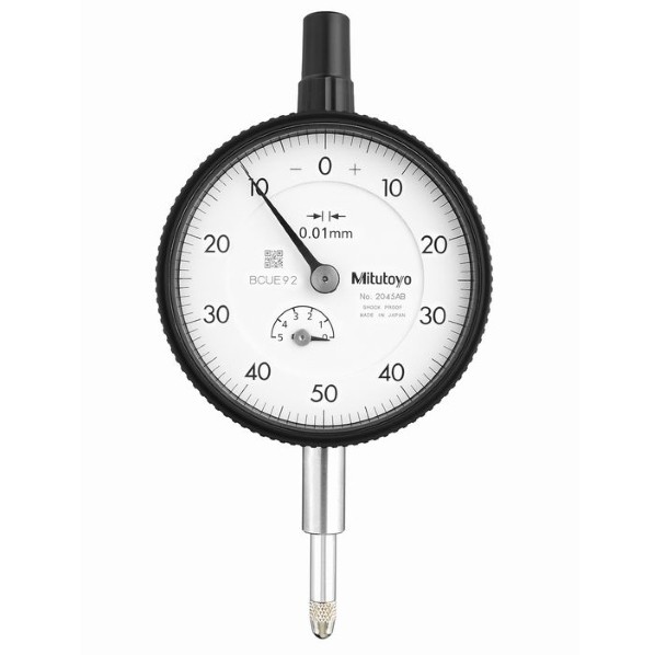 ミツトヨ 標準形ダイヤルゲージ(目量0.01mm) 2045AB 1台