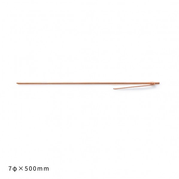 丸信電業株式会社 アース棒 丸型 7Φ×500mm リード線5.5スケ150mm D種 MS-5 20本|DIY FACTORY ONLINE SHOP