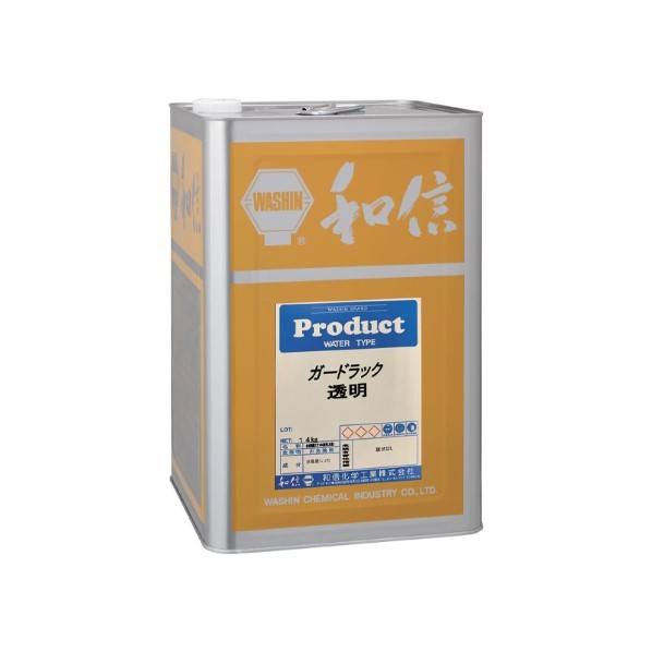 オンリーワンクラブ ガードラック 透明 14kg缶 XW2-GLT14 1缶