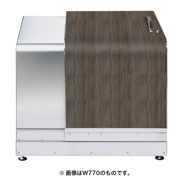 ※法人専用品※オンリーワンクラブ ダスポンミセル ロック解除付シルバーステンレス リネンW770 NN1-DM-S7RN-U 1台