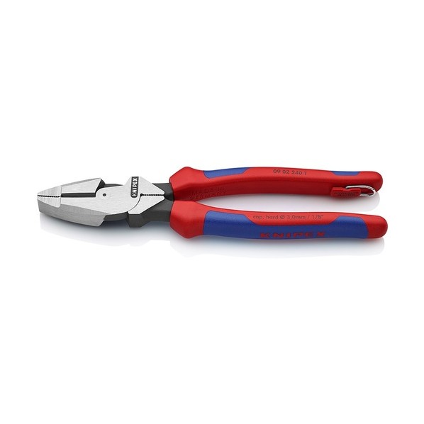 クニペックス 架線工事用強力ペンチ(落下防止留め輪付き) 240mm 0902-240T 6丁