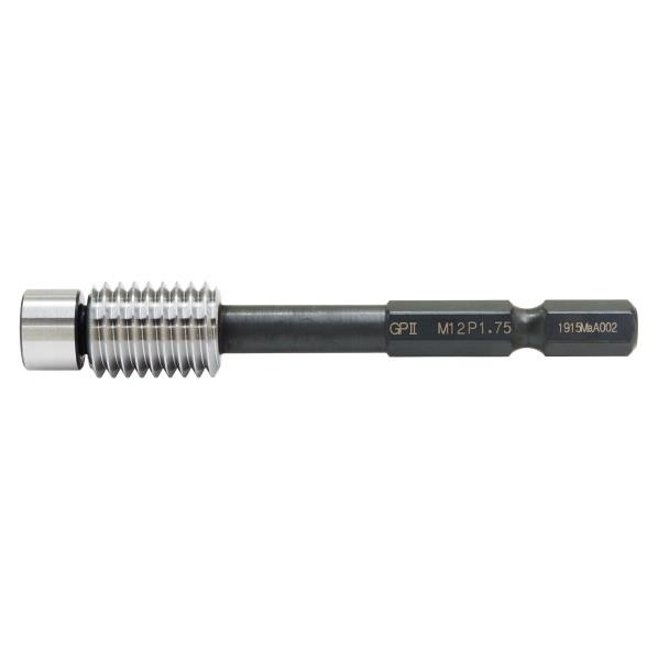 新潟精機 六角軸ビット付ねじゲージ M12xP1．75 M12xP1.75 GP2H-12175 1個