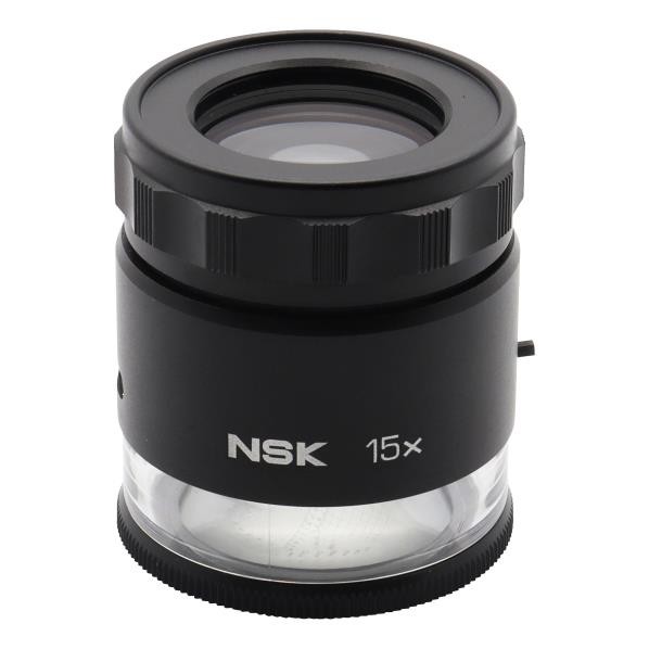 新潟精機 LEDライト付スケールルーペ 15倍 NLSL-15-1 1個