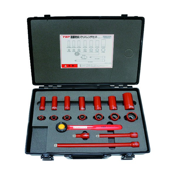 トップ工業 不成立ソケット鍵書き割り 差込角9．5粍 ZSWS-318R 1S