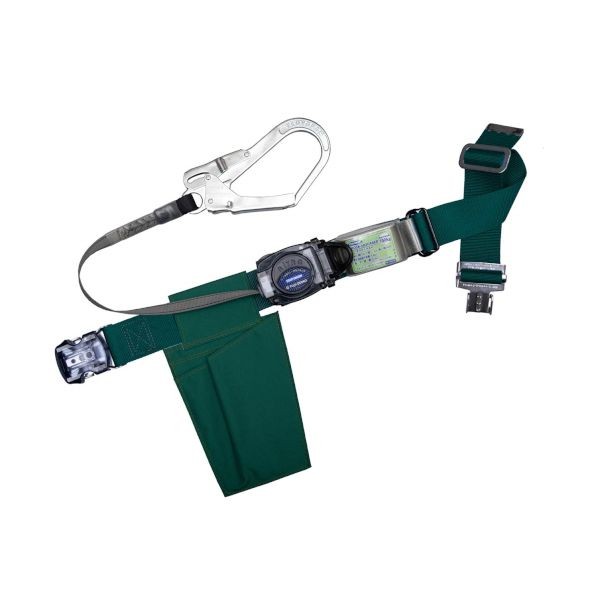 ツヨロン 胴ベルト型墜落制止用器具(巻取タイプ)ロック機構なし リトラ 青緑 Mサイズ 幅50MM×長さ1200MM ワンタッチバックル仕様 TB-RN-OT590-BG-M-BP 1本|DIY FACTORY ONLINE SHOP