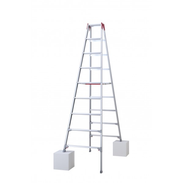 ※法人専用品※長谷川工業 伸縮脚立 RYZ-27d 1台
