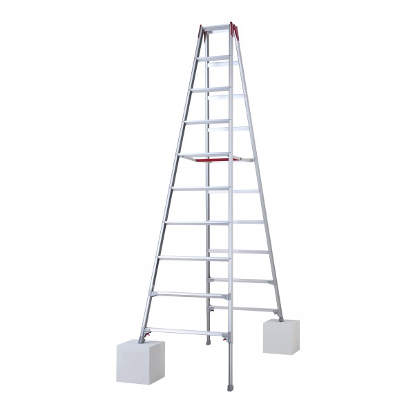 ※法人専用品※長谷川工業 伸縮脚立 RYZ-30d 1台