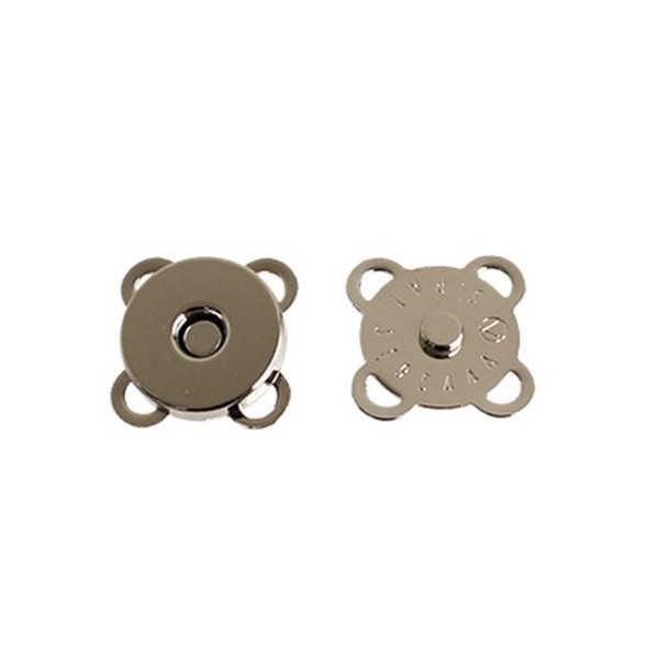 日本紐釦貿易(Nippon Chuko) うす型縫い付けマグネット φ10mm ニッケル SM6-S-30 1袋