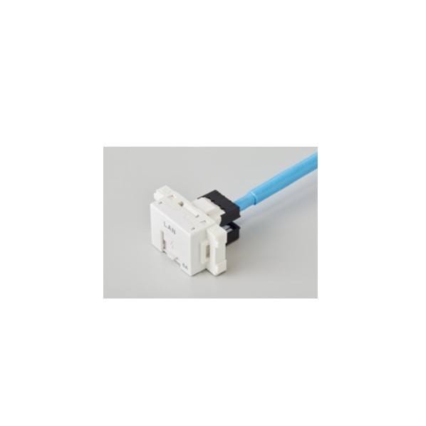 カテゴリ6ALANケーブル(Cat6A用モジューラジャック KT-MJ-C6A-KIT グレー 10個
