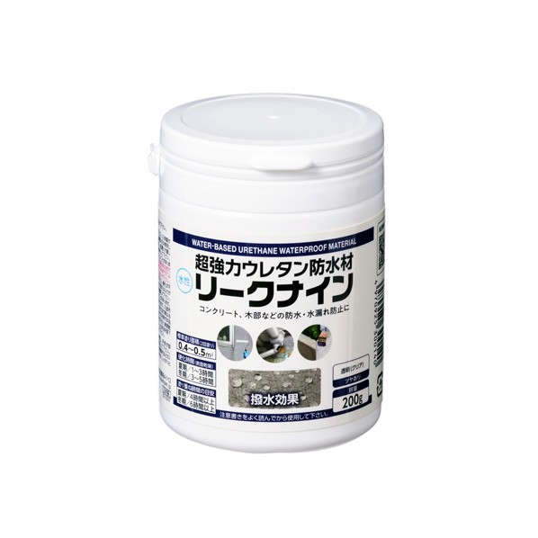 楽天市場】超強力ウレタン防水材 リークナイン L004 クリア 200g