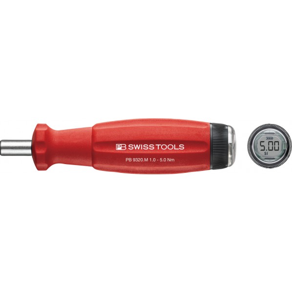PBスイスツールズ デジタルトルクハンドルV02 トルク調整範囲1.0-5.0Nm ビット別売り 9320.M1.0-5.0JCBB 1個 23,023円