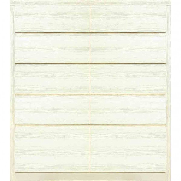 正六面体 幅90 5段 洋服箪笥 調度品 納める 白いこと 6300074107 1台
