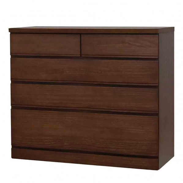 桐詞 幅102 4段 チェスト 家具 収納 ウォールナット 6300074133 1台 76,450円