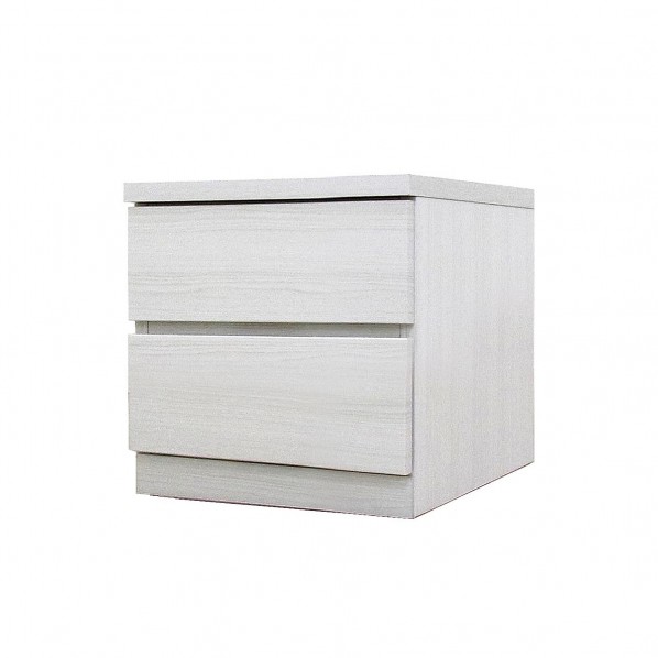 フィット 幅40 2段 チェスト 奥行44cm 家具 収納 ホワイト 6300074152 1台