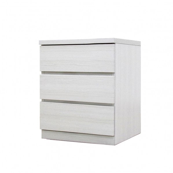 フィット 幅50 3段 チェスト 奥行44cm 家具 収納 ホワイト 6300074185 1台