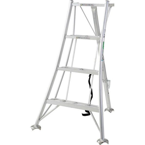 ※法人専用品※アルインコ アルミ製園芸三脚 天板高さ:1.15m シルバー KWX120 1脚｜DIY FACTORY ONLINE SHOP