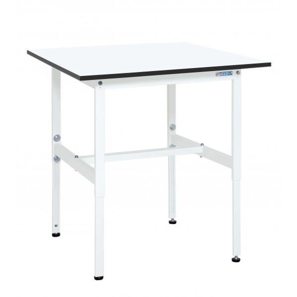 サカエ軽量高さ調整作業台(TKAタイプ/耐荷重150kg/メラミン天板/H600～900)TKA-097MW｜DIY FACTORY ONLINE SHOP