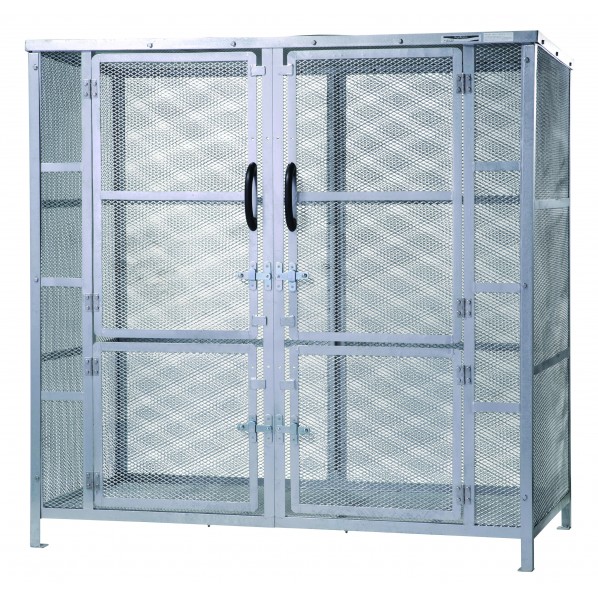 ※法人専用品※カイスイマレン ジャンボメッシュ ST2450 寸法(mm):幅1800×奥行き900×高さ1800 シルバー ST2450 1台 90,496円