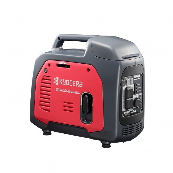 KYOCERA(京セラインダストリアルツールズ) テープボンベ式発動機発生機 0.9KVA 赤･黒 EGIN090G 1台