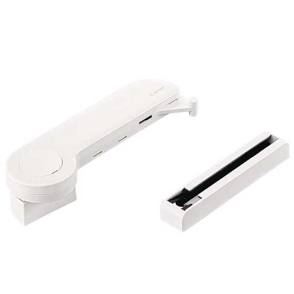 ※法人専用品※LAMP ラプコンドアダンパー LDD-K型 面付用(戸先) 幅14.72×高さ3.71×奥行き4.71(cm) ホワイト LDD-K-WT 1個