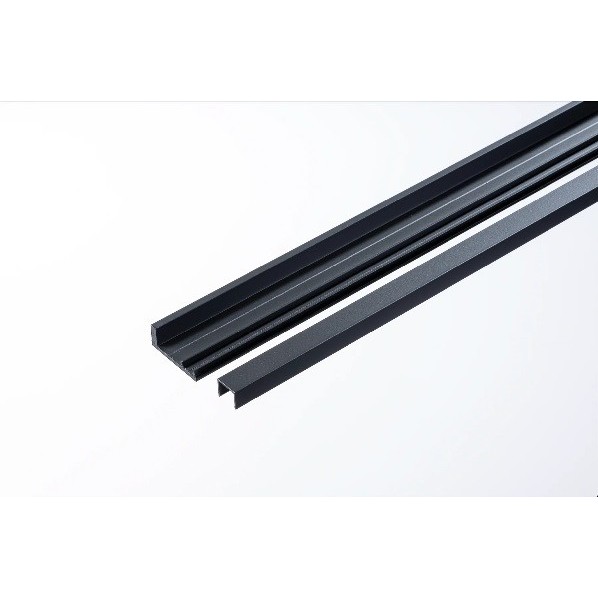 アルグリッド ワンタッチ式アルミサッシ アルグリッド Bタイプ 3650x32x12mm ブラック 02BLK3650-02 1本