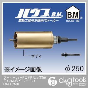 ハウスビーエム スーパーハードコアドリル（回転させる用）AMB印字機（上半身のみ） 250粍 AMB-250 1点
