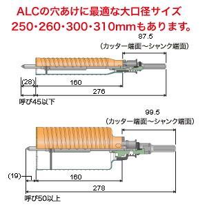 ミヤナガ 乾式ハイパーダイヤコアドリルポリクリックシリーズCPシキSDS