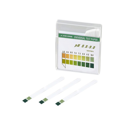 直営店に限定 アズワン 内祝い pH試験紙 pH測定領域:5.5〜9.0 100枚 6×80mm 1-1267-05