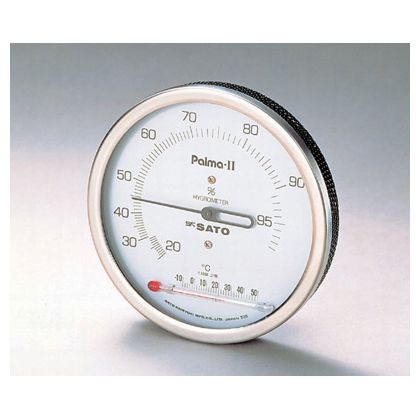 サトー パルマII型湿度計温度計付 1-622-11 1点｜DIY FACTORY ONLINE SHOP