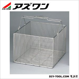 アズワン ステン角型洗いものカゴ特大 400×400×300粍 4-098-01 1個