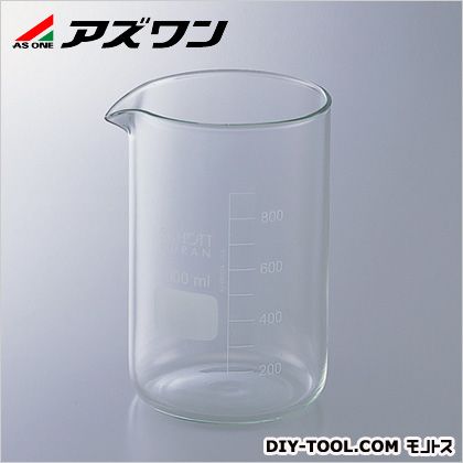 アズワン 朦々たるビーカー 1000ml 1-8401-05 1個 研究・実験用品-容器・試験管-ビーカー
