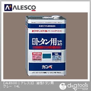 カンペハピオ 油性トタン用（つやあり） 油性屋外屋根用塗料 238×238×350 グレー 00147645091140 1
