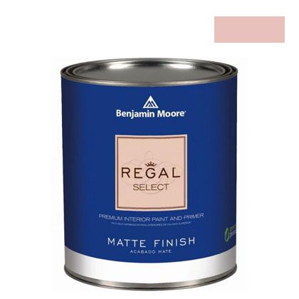 ベンジャミンムーアペイント リーガルセレクトマット艶消しエコ水性塗料 heather pink 4L G221-2091-60
