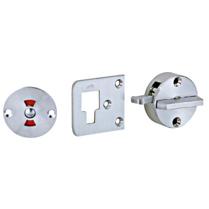 ベスト 引手用丸型引戸錠 サテンクローム 615|DIY FACTORY ONLINE SHOP