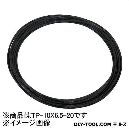 チヨダ TPタッチチューブ10mm/20m黒 BK 465 x 465 x 56 mm TP-10X6.5-20