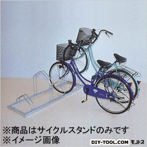 ※法人専用品※ダイケン 平置き自転車ラック前輪差込式サイクルスタンド両面12台収容 CSMW12 1