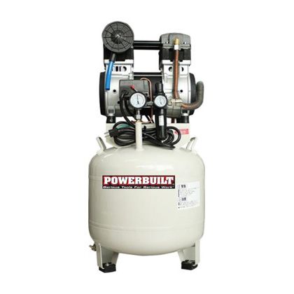 POWER BUILT パワービルド 静音ツインシリンダーコンプレッサー 縦400?横420?高さ820mm DZW038T｜DIY FACTORY ONLINE SHOP