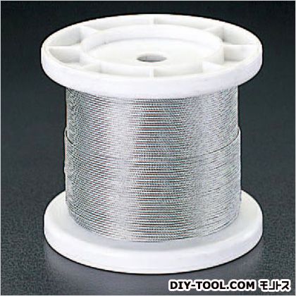 エスコ(esco) ワイヤーロープ(ステンレス製) 0.54mm×200m(7×7) EA628SR-205