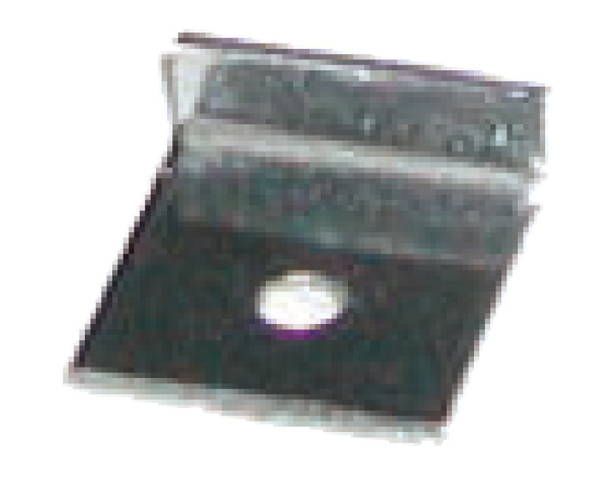 フクイキンゾクコウゲイ ステンレス製アクリル用留L金具 15&times;13&times;5mm 6367 100組｜DIY FACTORY ONLINE SHOP