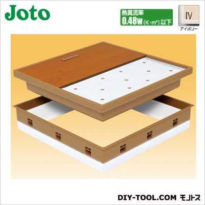 JOTO 高気密床下点検口 アイボリー 554&times;404&times;77.5mm SPF-R45F15-BLA1-IV｜DIY FACTORY ONLINE SHOP