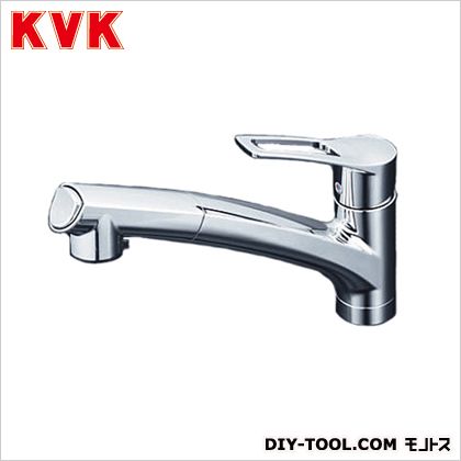 KVK 流し台用シングルレバー式シャワー付混合栓 奥行×高さ:250×624mm KM5021ZTCK 1点|DIY FACTORY ONLINE SHOP