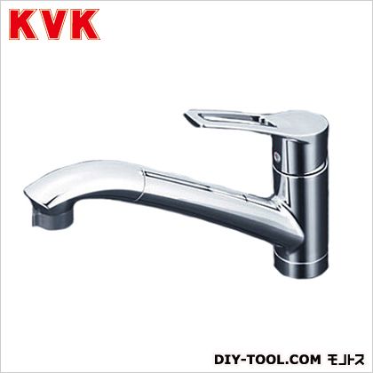 KVK 流し台用シングルレバー式シャワー付混合栓 奥行×高さ:260×624mm KM5031T 1点|DIY FACTORY ONLINE SHOP