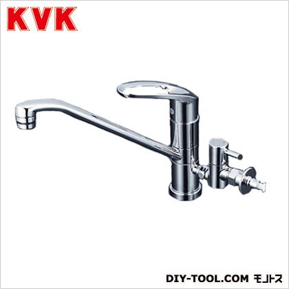 KVK 流し台用シングルレバー式混合栓 奥行×高さ:262×637mm KM5041CTTU 1点