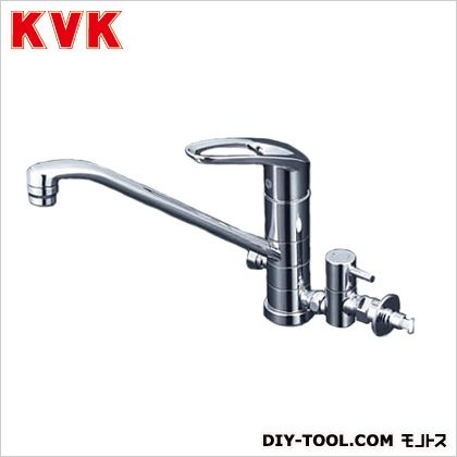 KVK 流し台用シングルレバー式混合栓 奥行×高さ:262×637mm KM5041TTU 1点