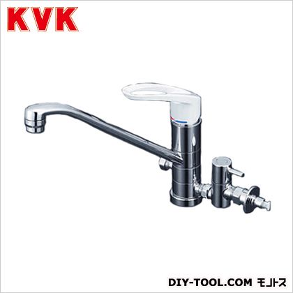 KVK 流し台用シングルレバー式混合栓 奥行&times;高さ:262&times;637mm KM5041TU 1点｜DIY FACTORY ONLINE SHOP