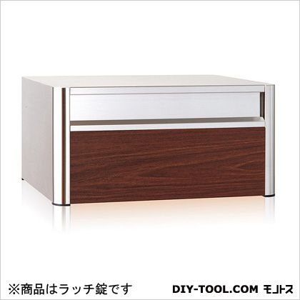 コーワソニア 郵便ポストSONIAWoody&Rusty埋込ボックスタイプウッディーラッチ錠 30×19×39cm ウォールナット P701ES