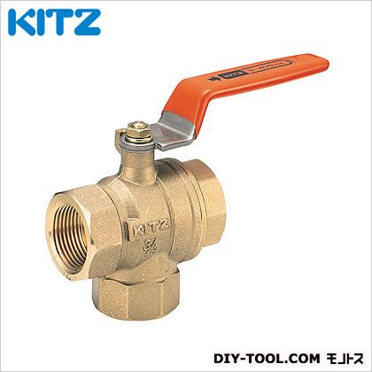 KITZ 黄銅製Tボールバルブ(三方) TV2T3/4B[20A]｜DIY FACTORY ONLINE SHOP
