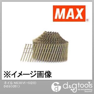マックス ワイヤ連結釘 スクリュ NS38V1-S(20) 400本×10巻×2箱